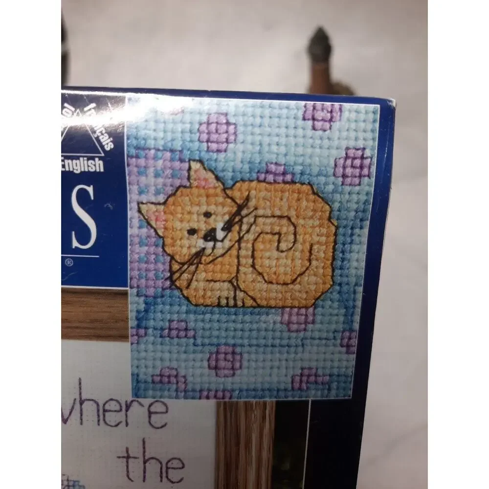 Janlynn Designs For The Needle Cross Stitch Kit Cat In Chair 3051 010